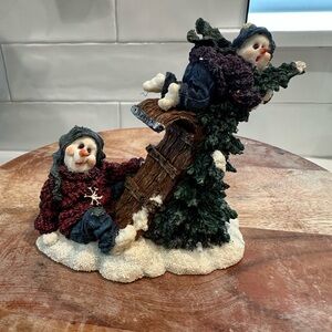 Boyds Bears Festive Snowman Holiday Figurine The Snow Dooodes